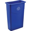 Global Industrial Rectangle Recycling Blue, Plastic 261902RBL